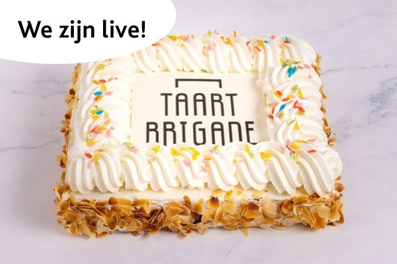 Onze nieuwe website van Taart Brigade is live!